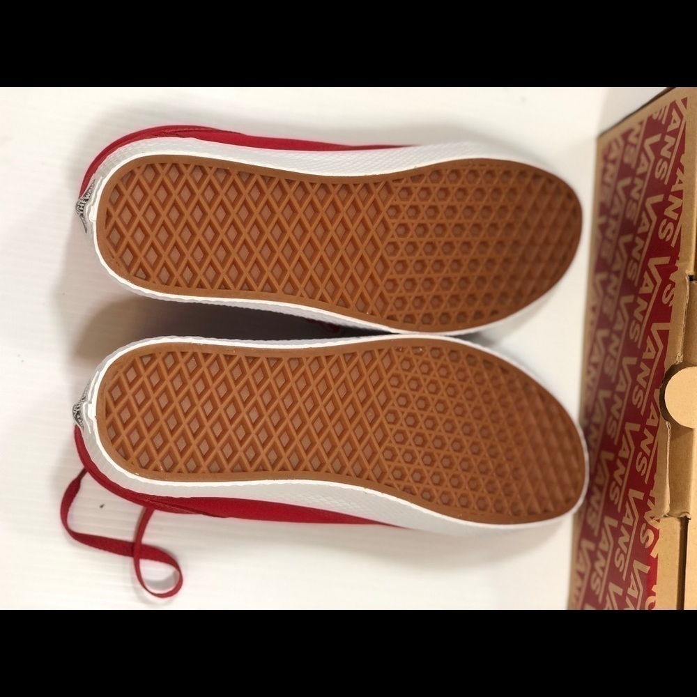 VANS Old Skool waffle Wall Racing Red/true Shoes 9 - Picture 5 of 14